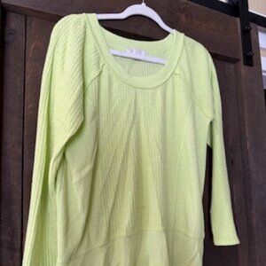 Anthropologie eri + ali crew neck light green sweater